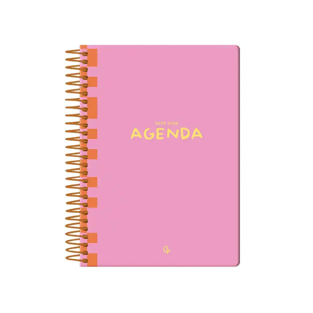 Agenda escolar 25/26 Bilingüe Rosa librerialamota