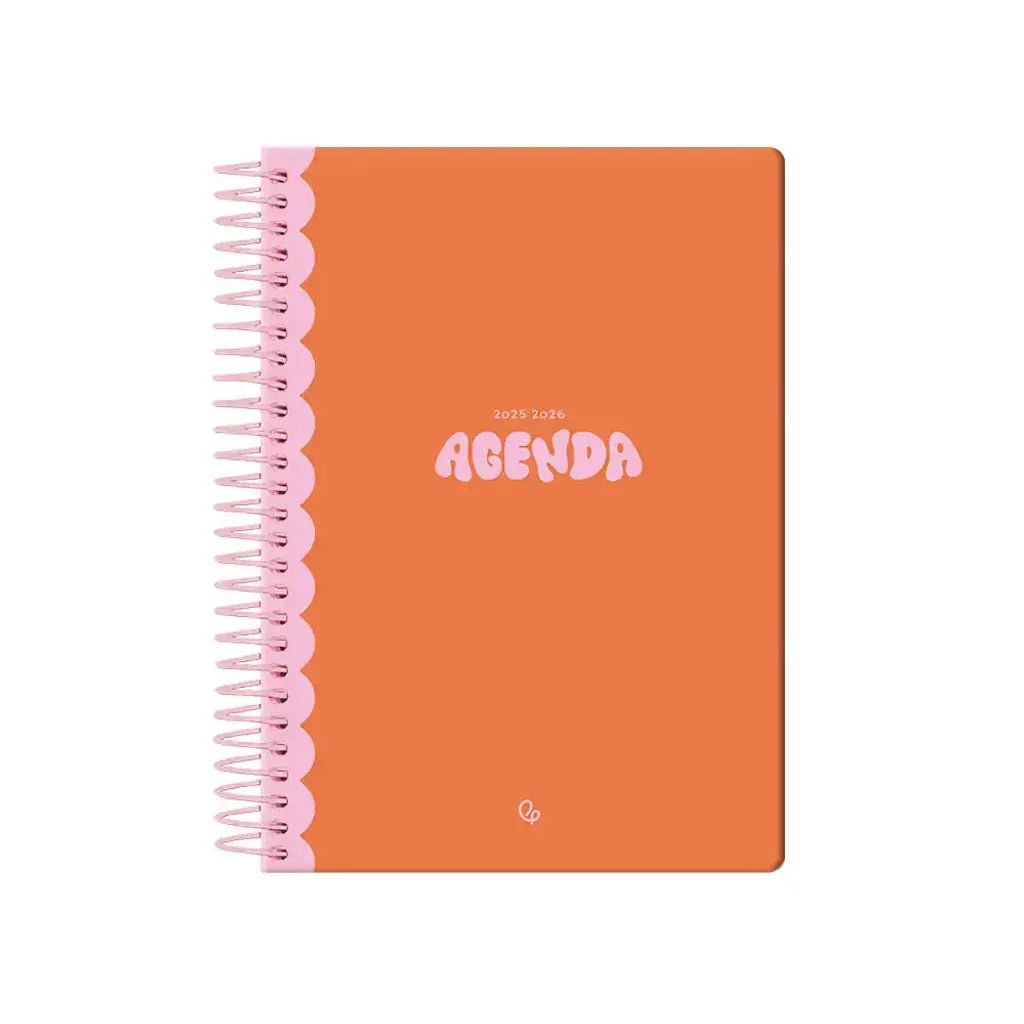 Agenda escolar 25/26 Bilingüe Naranja librerialamota