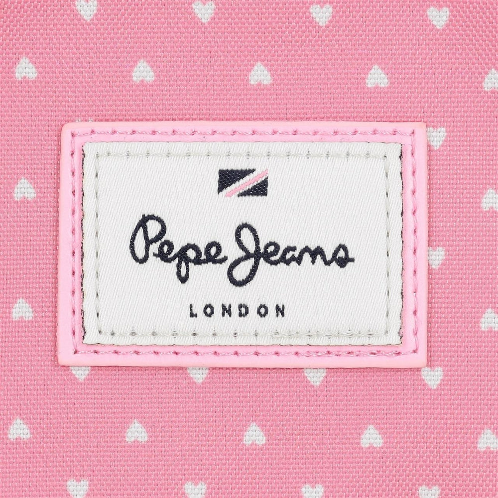 Estuche Pepe Jeans Noni Denim 3 compartimentos libreriadavinci