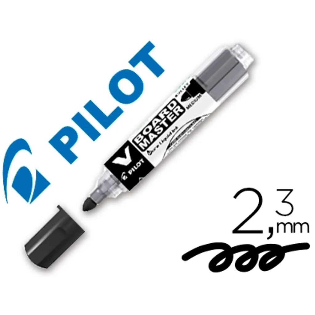 Rotulador pilot v board master para pizarra blanca tinta liquida trazo 2,3mm. libreriadavinci