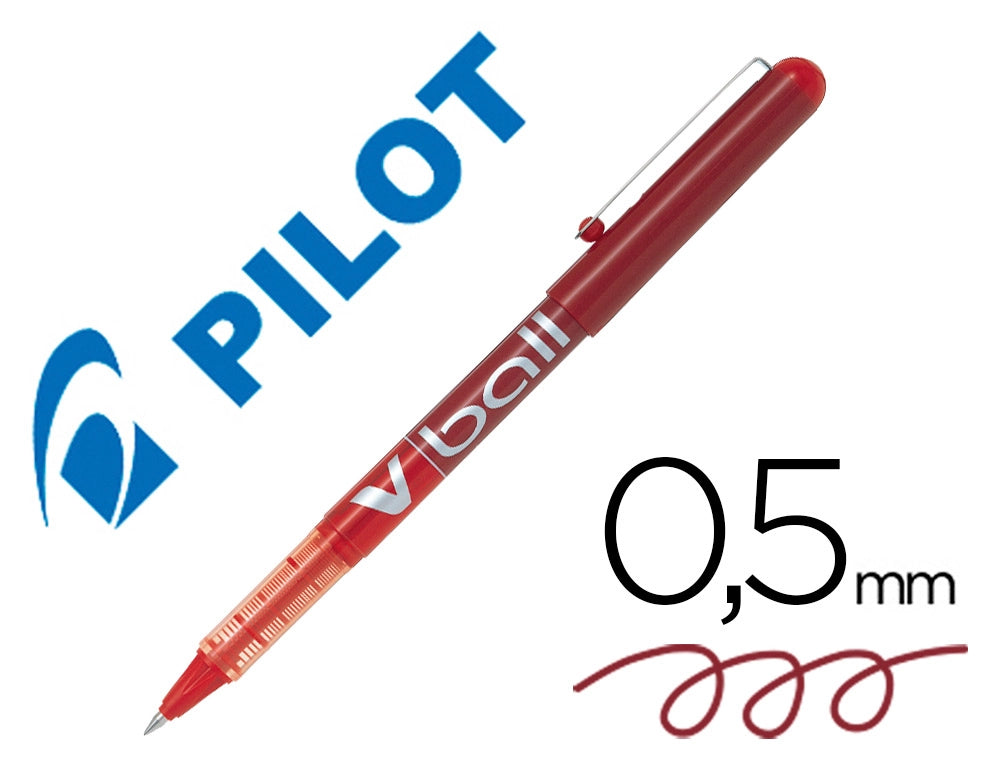 Bolígrafo pilot roller v-ball 0.5 mm. libreriadavinci