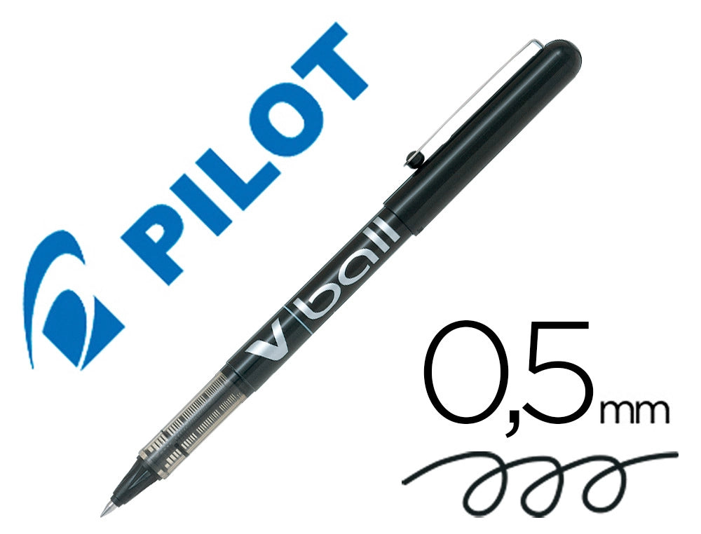 Bolígrafo pilot roller v-ball 0.5 mm. libreriadavinci