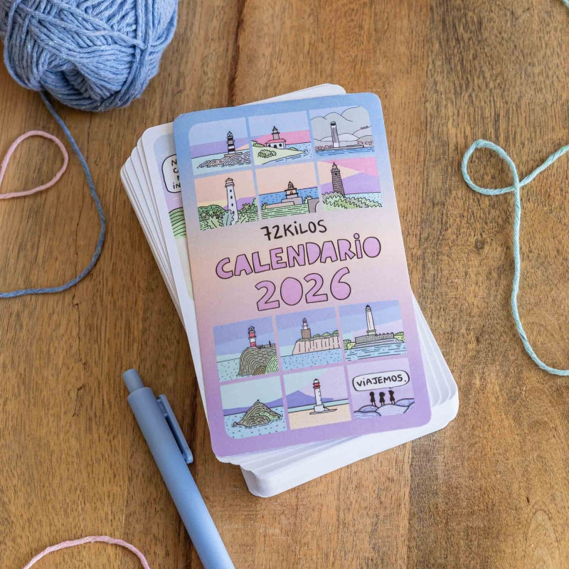 Calendario 72 kilos 2026 librerialamota