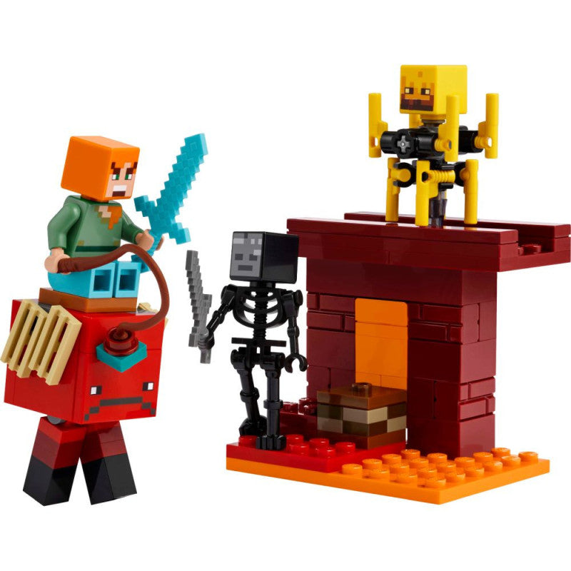 LEGO Minecraft La Batalla de Lava del Inframundo 21266 juego de mesa