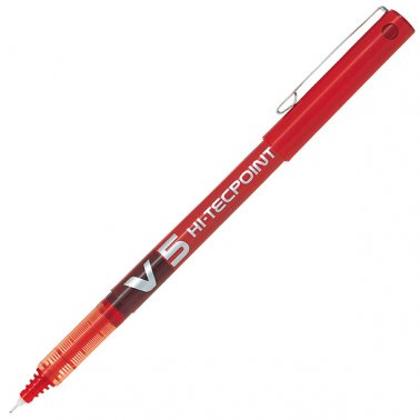 Boligrafo Pilot V5 Rojo libreriadavinci
