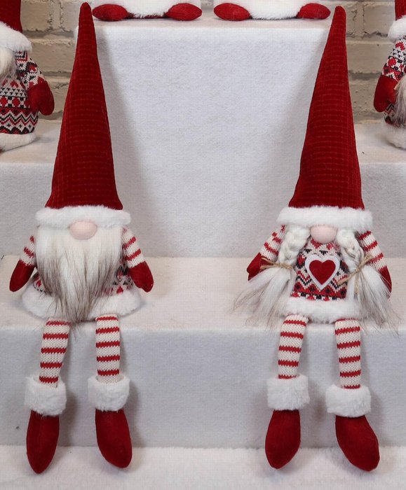 Adorno poliéster Papá Noel libreriadavinci