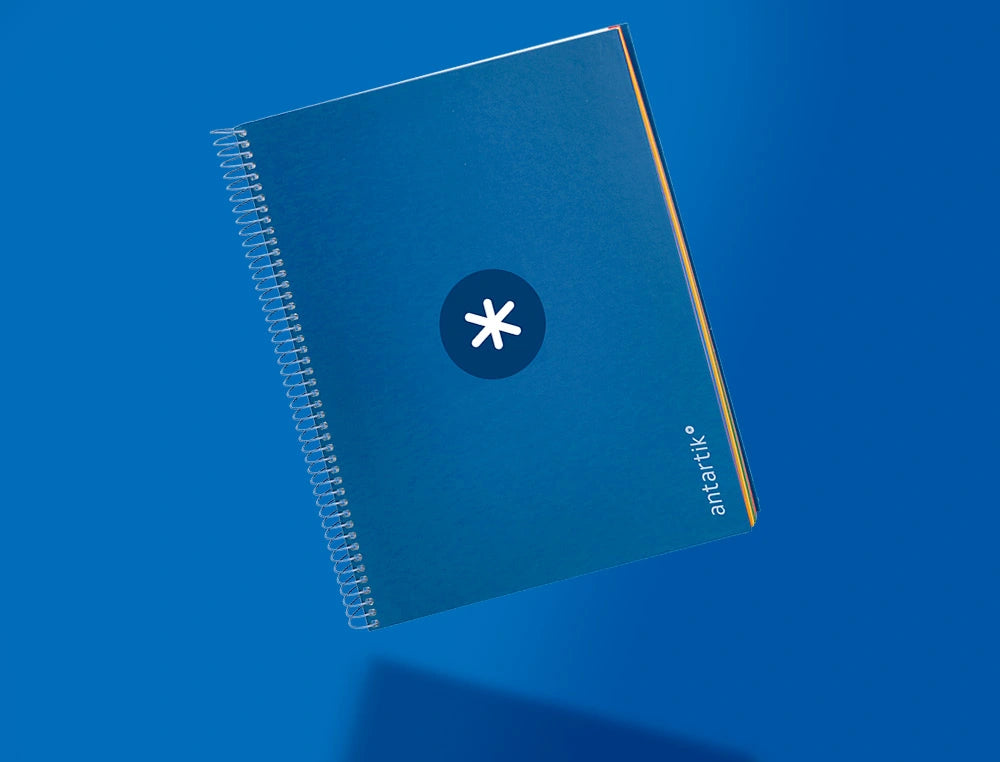 Cuaderno espiral A4 Antartik 5mm Azul Marino libreriadavinci