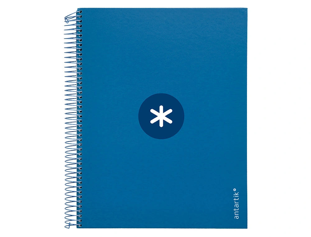 Cuaderno espiral A4 Antartik 5mm Azul Marino libreriadavinci