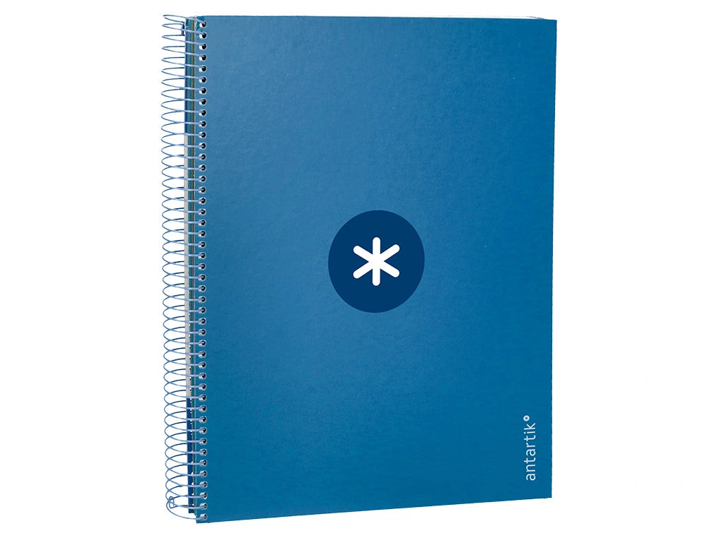 Cuaderno espiral A4 Antartik 5mm Azul Marino libreriadavinci