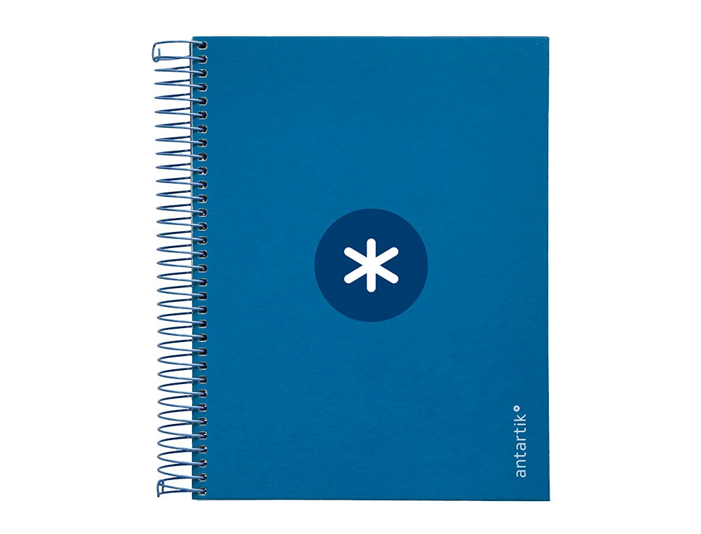 Cuaderno espiral A5 Antartik 5mm Azul Oscuro libreriadavinci