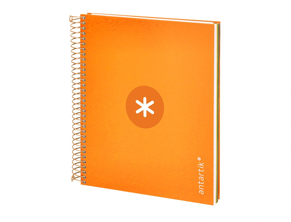 Cuaderno espiral A5 Antartik 5mm Mostaza libreriadavinci