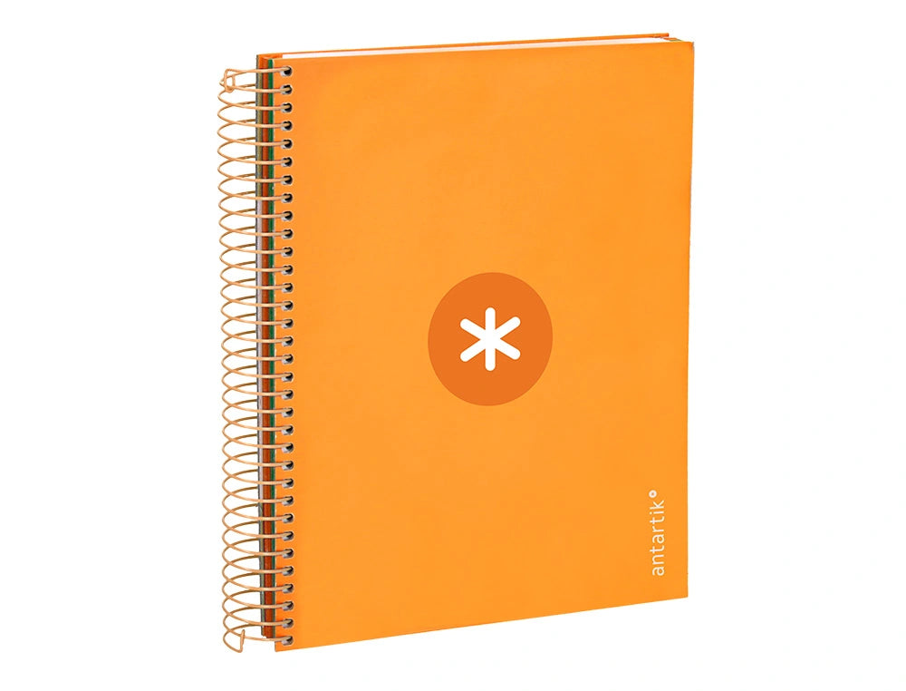 Cuaderno espiral A5 Antartik 5mm Mostaza libreriadavinci