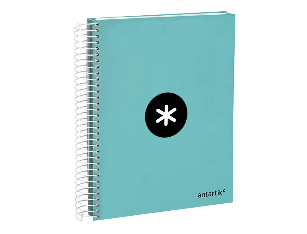 Cuaderno espiral A5 Antartik liso Menta libreriadavinci