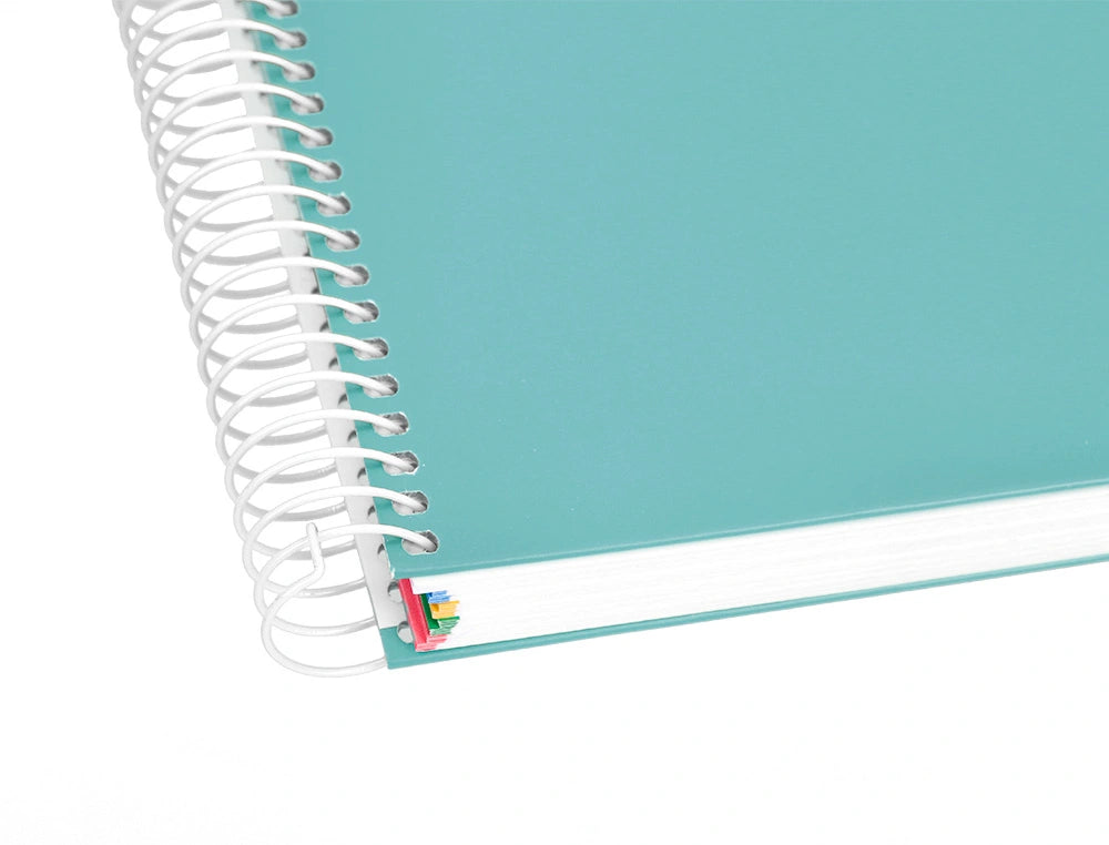 Cuaderno espiral A5 Antartik liso Menta libreriadavinci