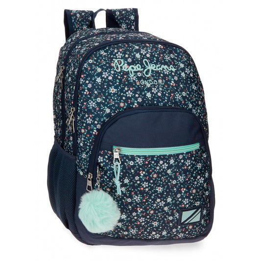 Mochila Pepe Jeans Alenka 2 compartimentos 45cm libreriadavinci