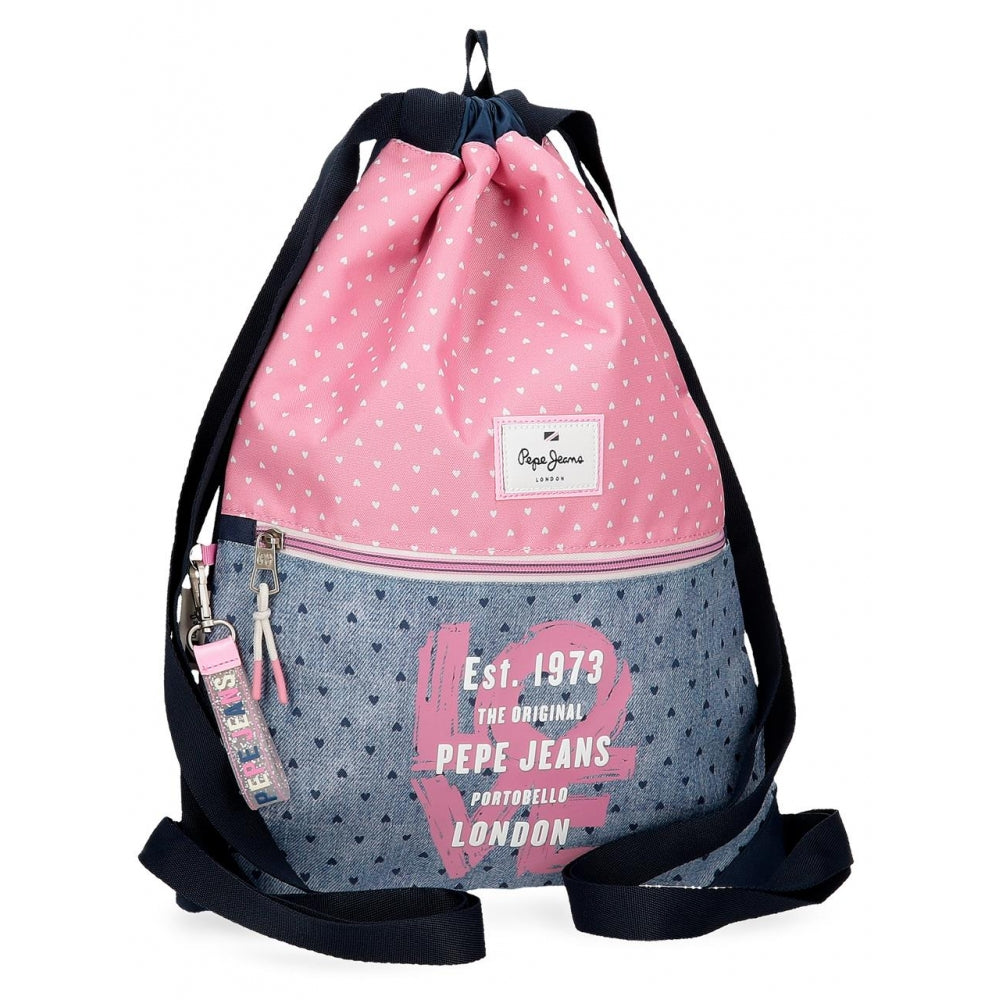 Mochila saco Pepe Jeans Noni Denim libreriadavinci