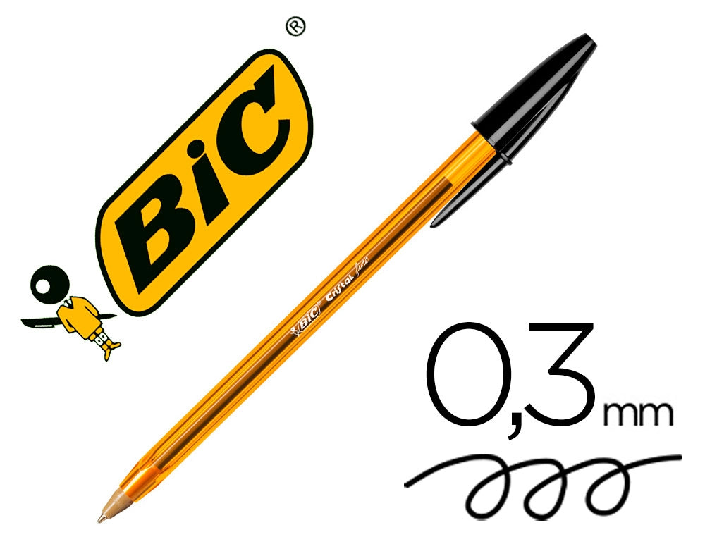 Bolígrafo Bic cristal punta fina libreriadavinci