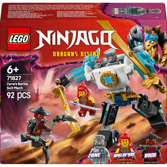 Lego Ninja Armadura Robótica de Combate de Zane juego de mesa
