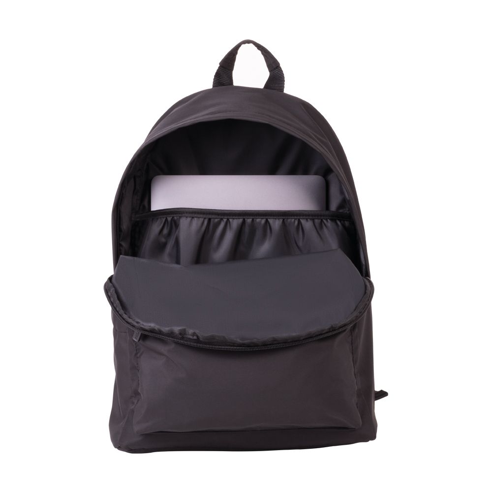 Mochila escolar Milan 2 cremalleras 22L negro libreriadavinci