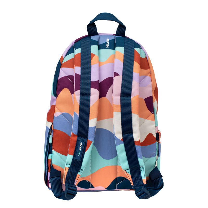 Mochila escolar milan 2 cremalleras 22L The Fun libreriadavinci