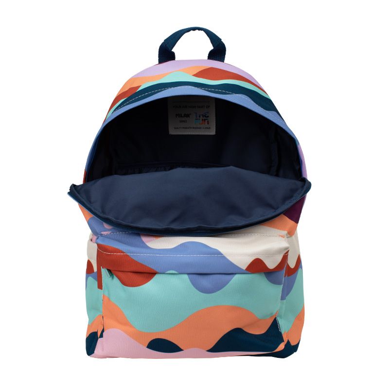 Mochila escolar milan 2 cremalleras 22L The Fun libreriadavinci