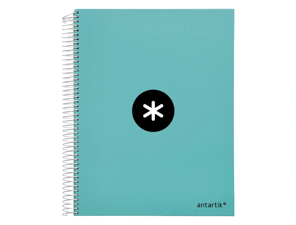 Cuaderno espiral A4 Antartik 5mm Menta libreriadavinci