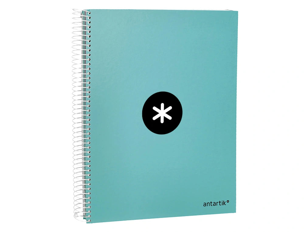 Cuaderno espiral A4 Antartik 5mm Menta libreriadavinci