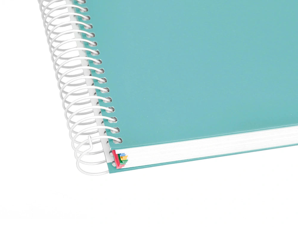 Cuaderno espiral A4 Antartik 5mm Menta libreriadavinci