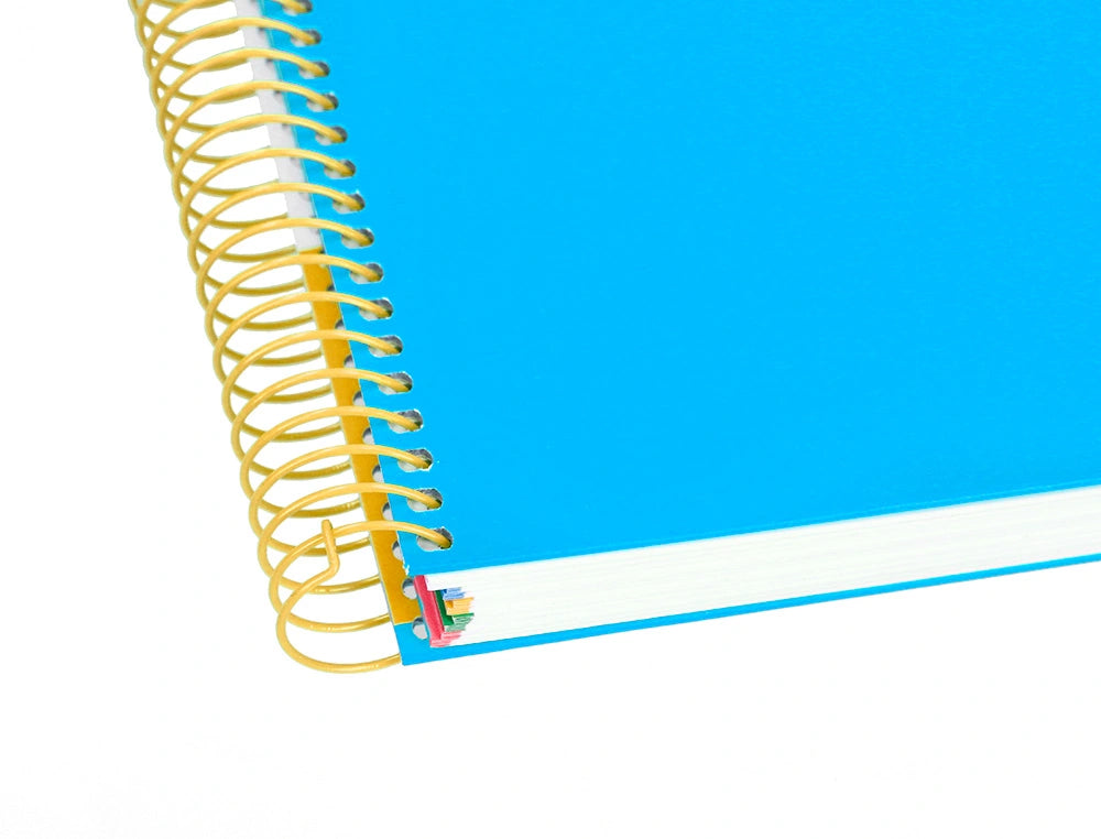 Cuaderno espiral A5 Antartik 5mm Azul libreriadavinci