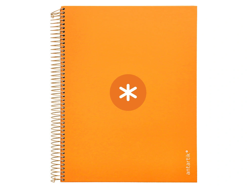 Cuaderno espiral A4 Antartik 5mm Mostaza libreriadavinci