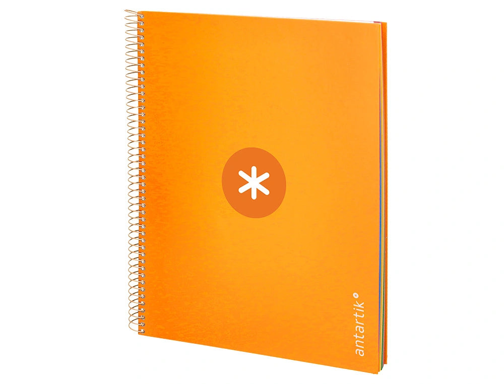 Cuaderno espiral A4 Antartik 5mm Mostaza libreriadavinci