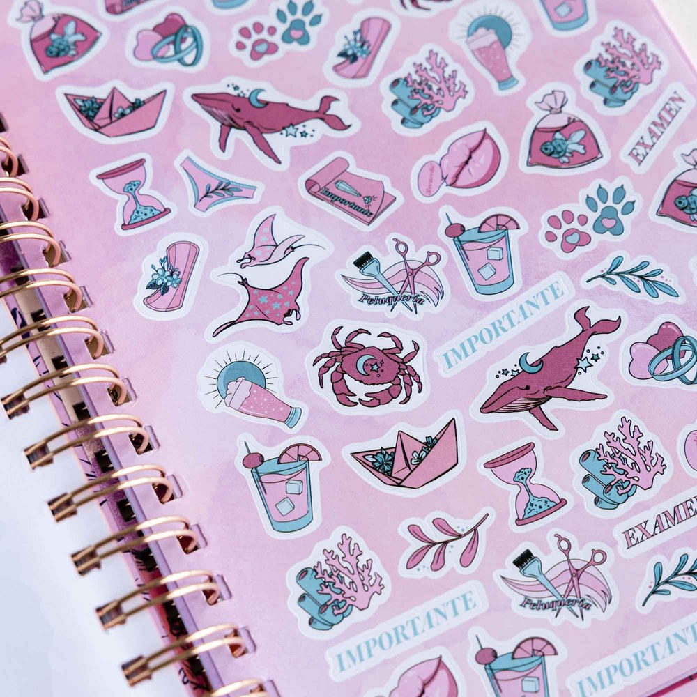 Agenda anual 2026 Día Página La Vecina Rubia librerialamota