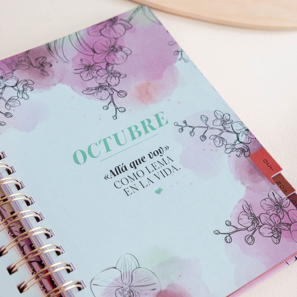 Agenda anual 2026 Día Página La Vecina Rubia librerialamota