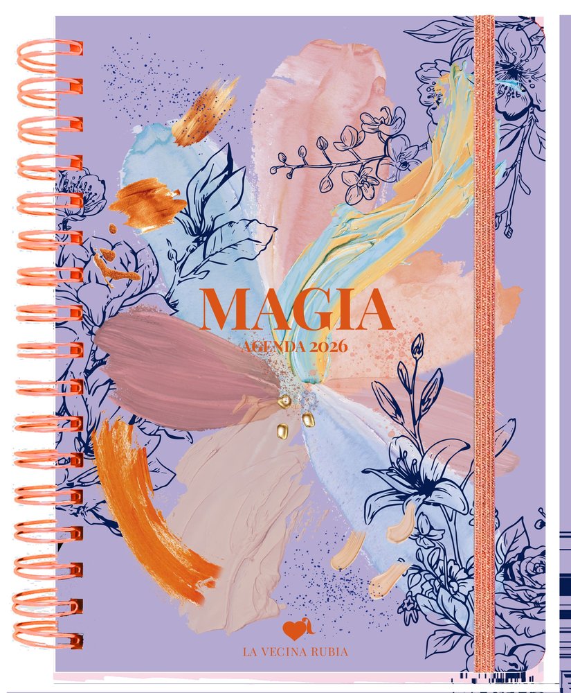 Agenda Anual Semana Vista 2026 La Vecina Rubia librerialamota