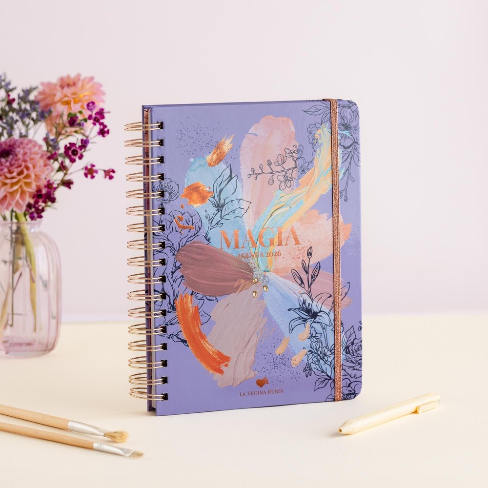 Agenda Anual Semana Vista 2026 La Vecina Rubia librerialamota