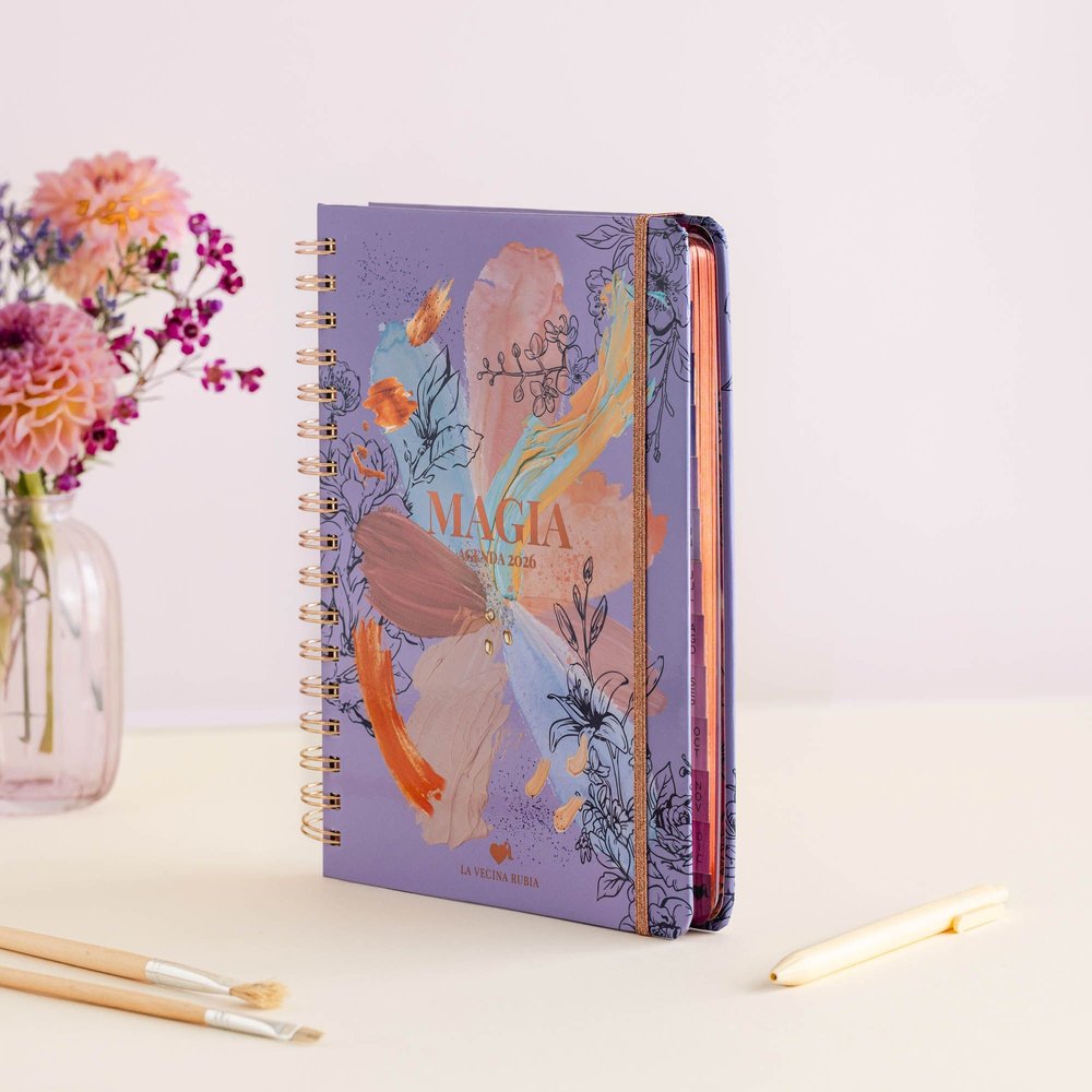 Agenda Anual Semana Vista 2026 La Vecina Rubia librerialamota