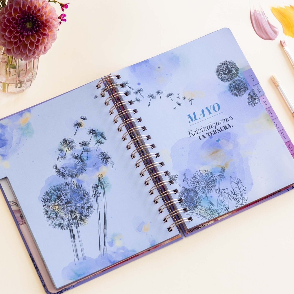 Agenda Anual Semana Vista 2026 La Vecina Rubia librerialamota