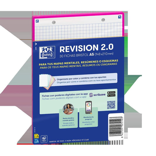 Flashcard Oxford Rosa A5 librerialamota