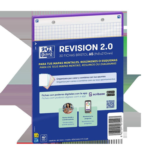 Flashcard Oxford Morado A5 librerialamota