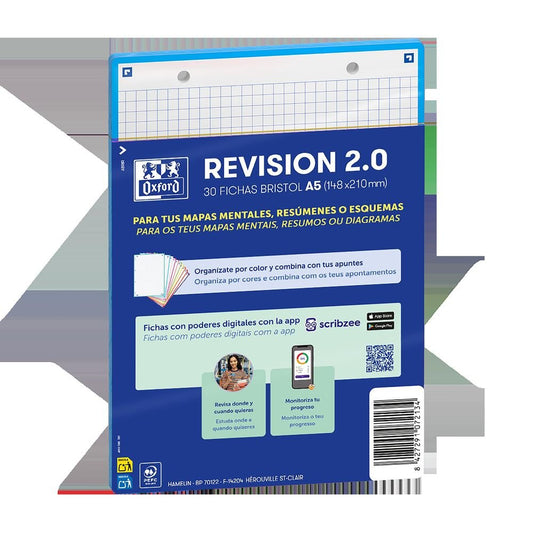 Flashcard Oxford Azul A5 librerialamota