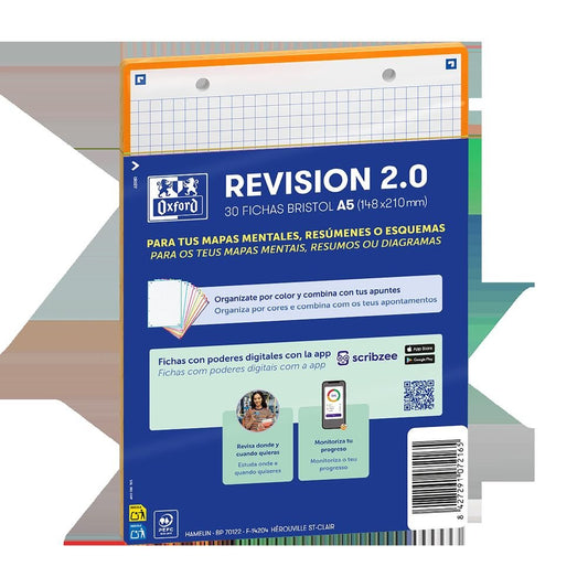 Flashcard Oxford Naranja A5 librerialamota