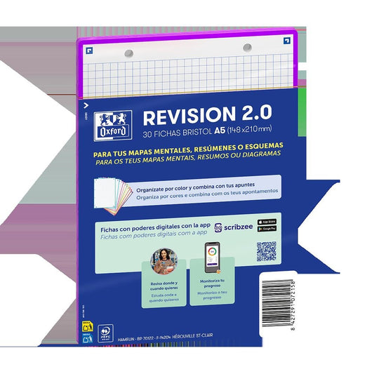 Flashcard Oxford Morado A5 librerialamota
