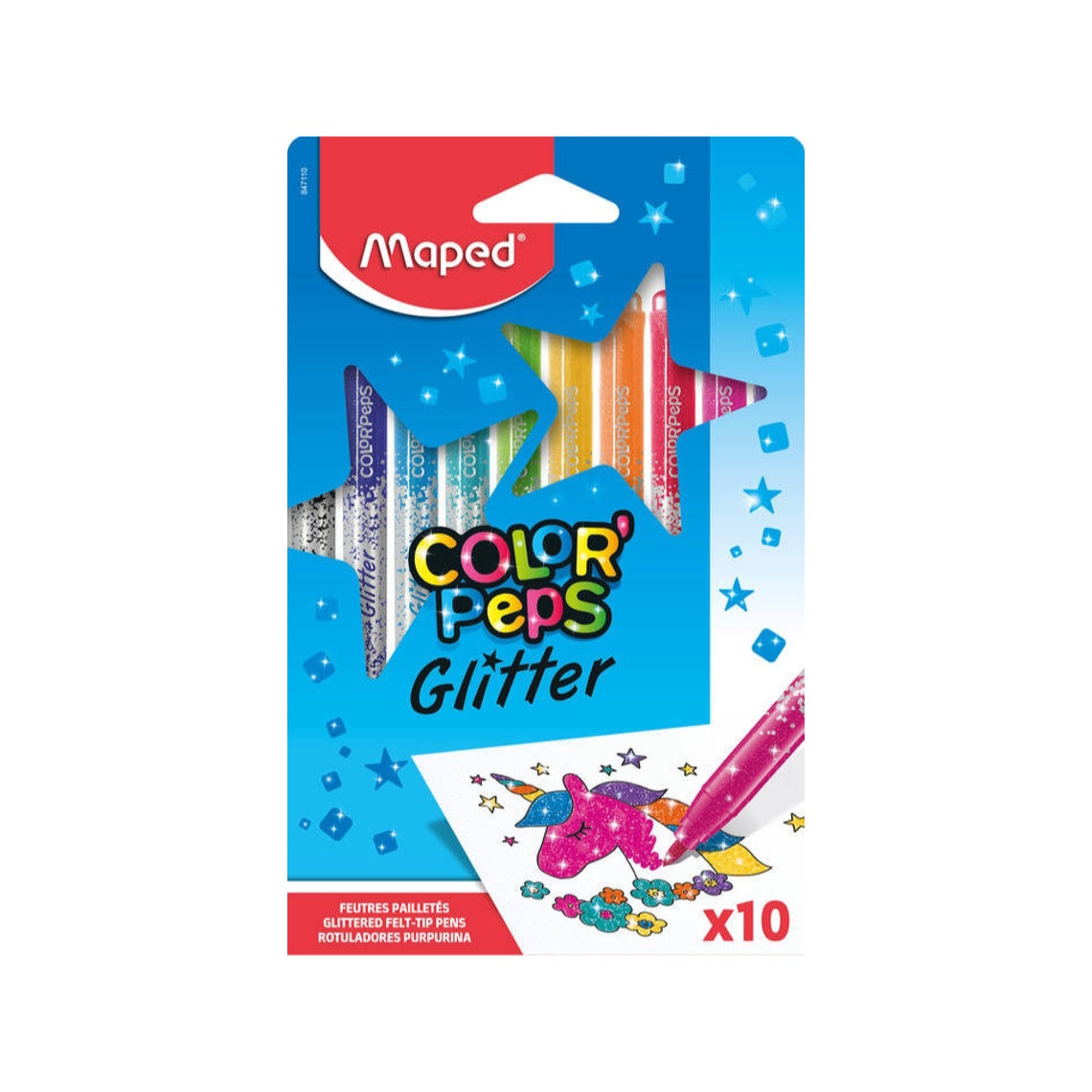 Rotuladores maped glitter libreriadavinci