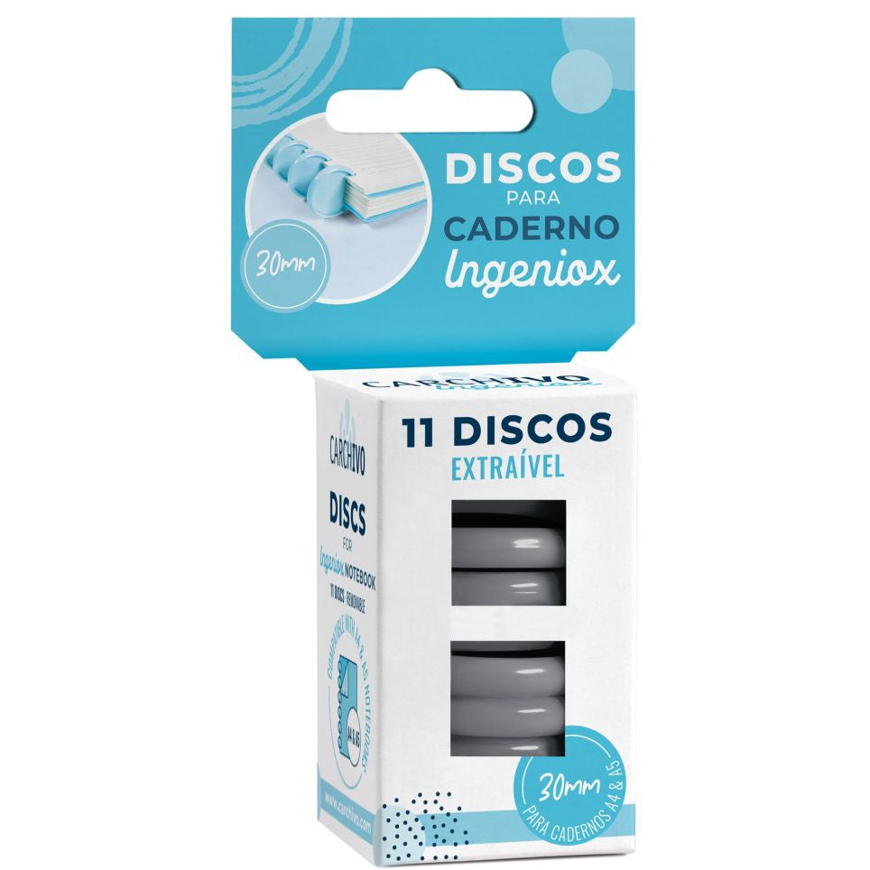 Pack 11 discos para cuaderno Ingeniox girs libreriadavinci