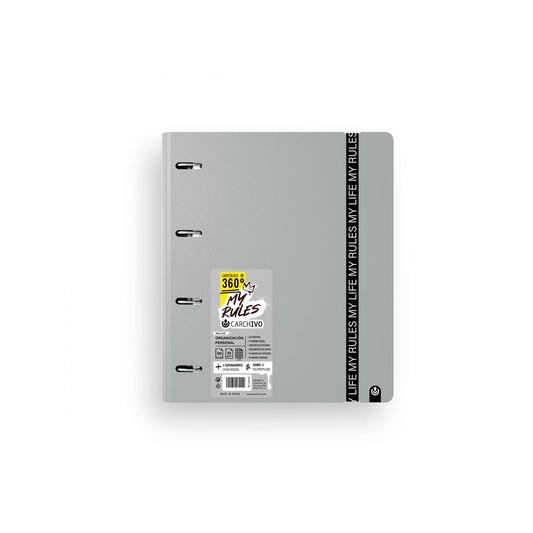 Carpeblock 360º My Rules Grey librerialamota