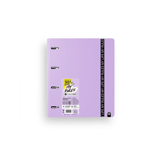Carpeblock 360º My Rules Malva librerialamota