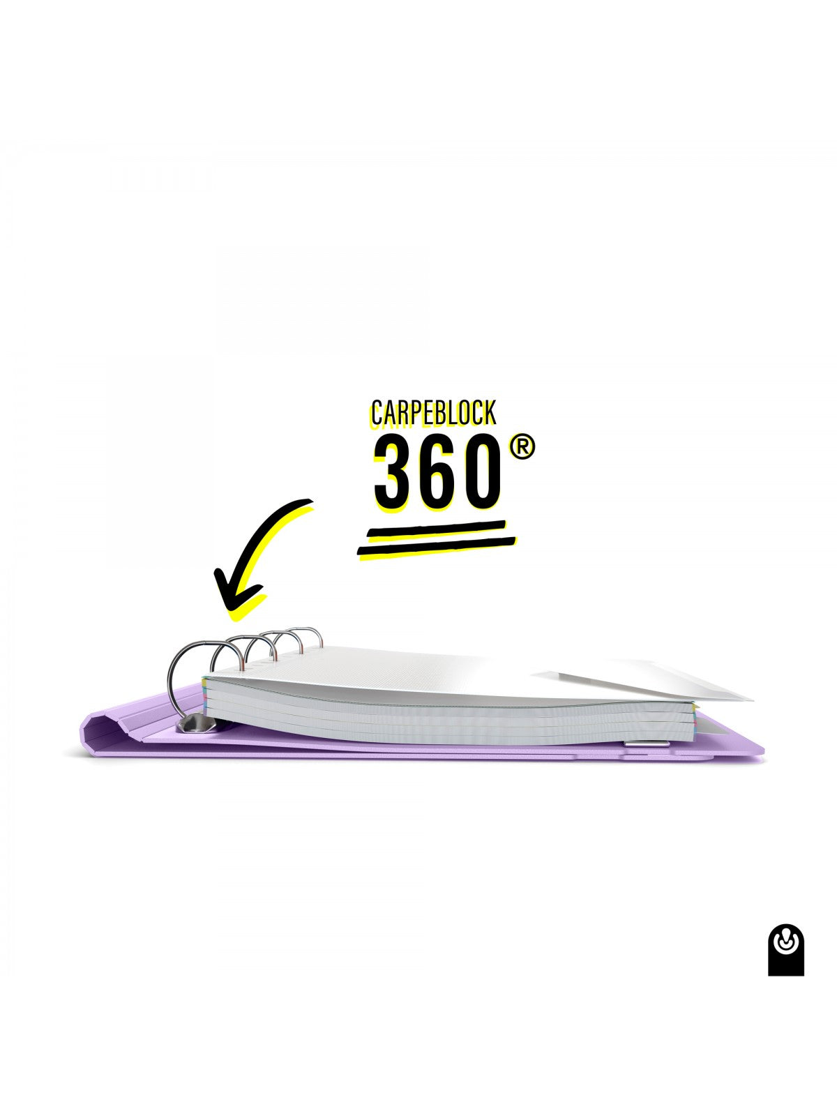 Carpeblock 360º My Rules Malva librerialamota