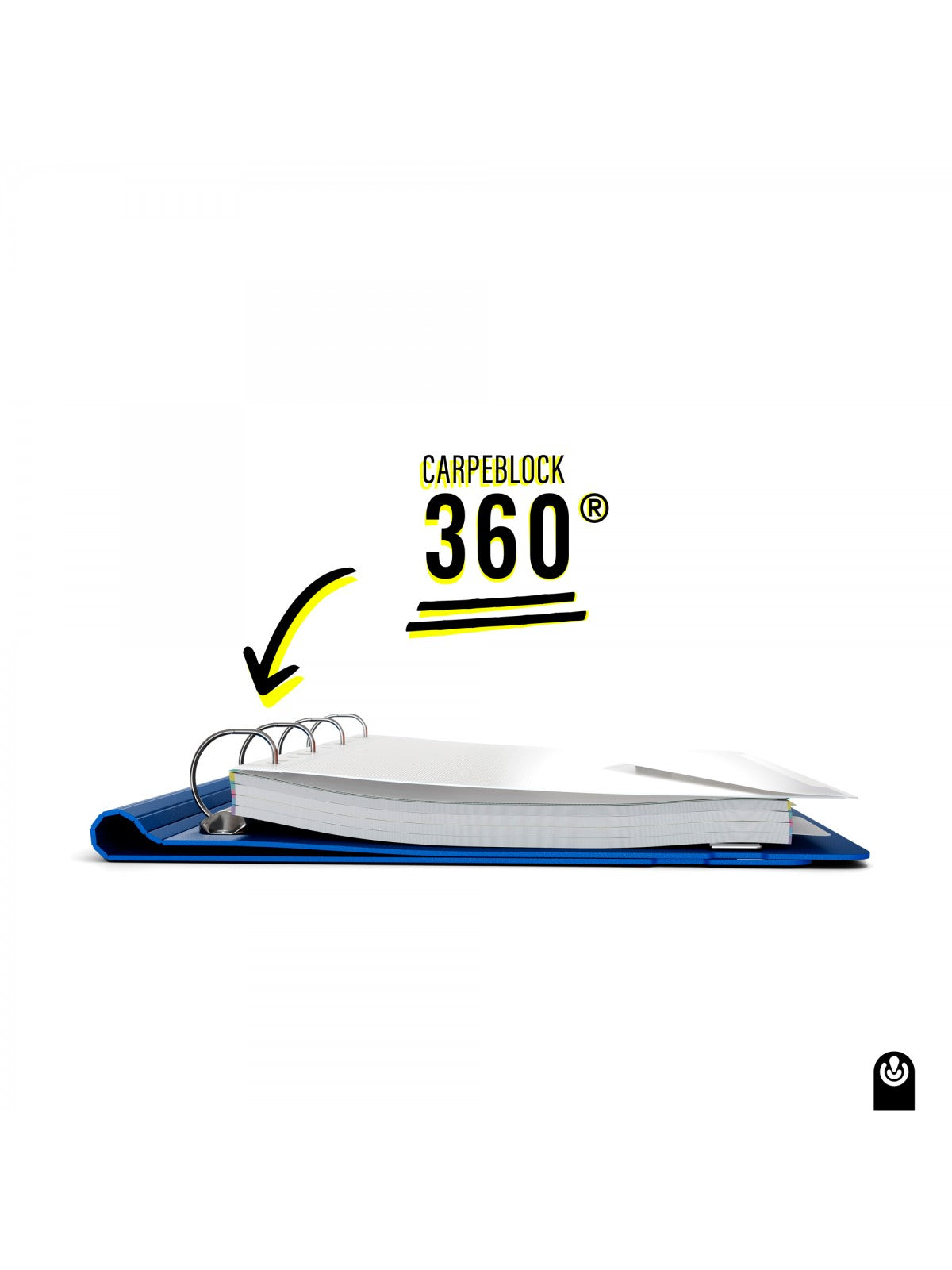 Carpeblock 360º Azul librerialamota