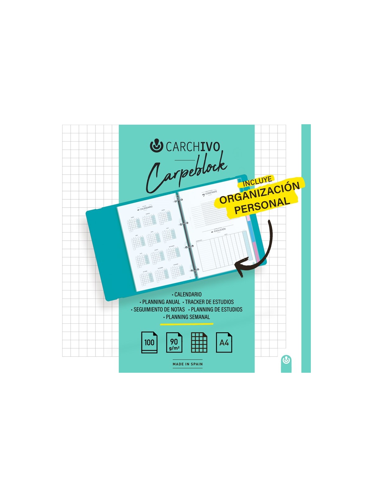 Carpeblock 360º Soft Verde librerialamota