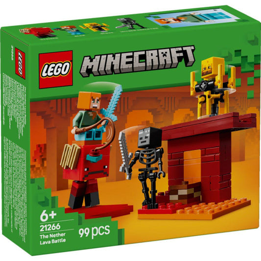 LEGO Minecraft La Batalla de Lava del Inframundo 21266 juego de mesa